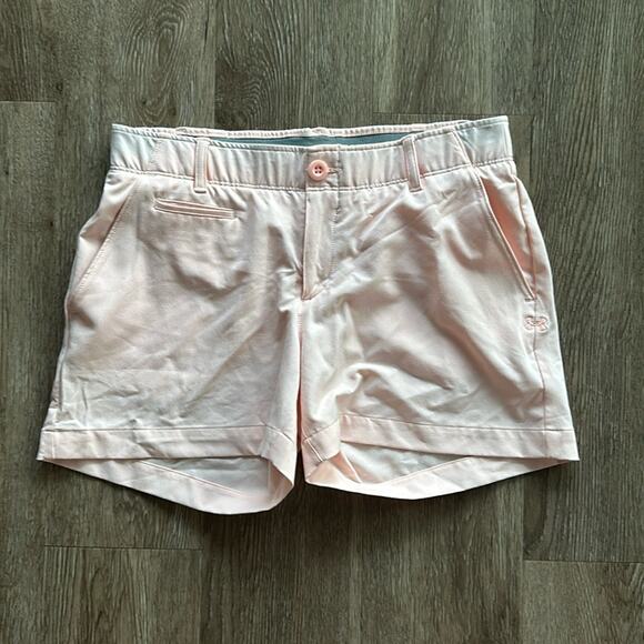 Under Armour Light Pink Links Golf Shorts Size 4 - Picture 1 of 5